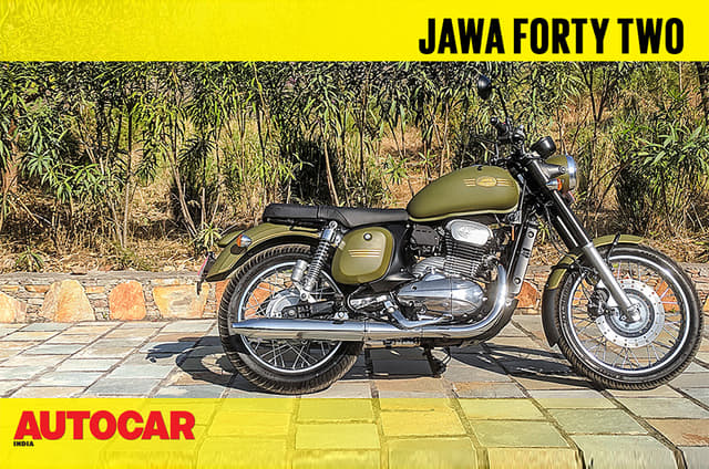 New Jawa Forty Two walkaround and engine sound video